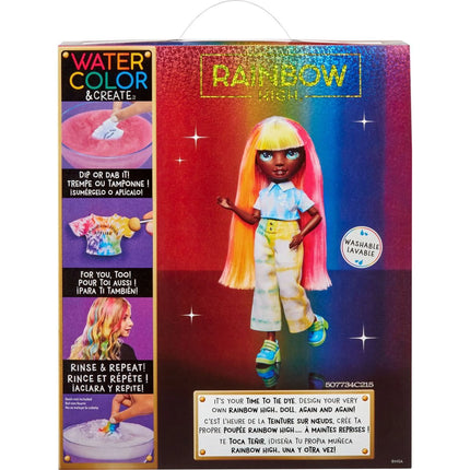 Rainbow High WaterColor lalka zielone oczy