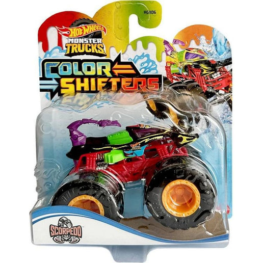 Hot Wheels Monster Trucks Color Shifters HGX06 Scorpedo