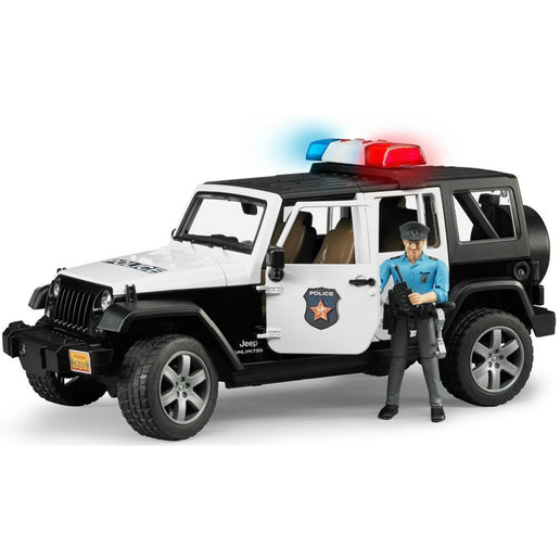 Bruder 02526 Policyjny Jeep Wrangler Rubicon z figurką