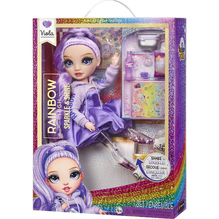 Rainbow High Sparkle & Shine Lalka Violet
