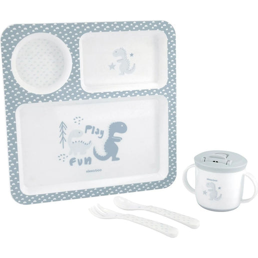 Zestaw do jedzenia 4-częściowy Dinozaur