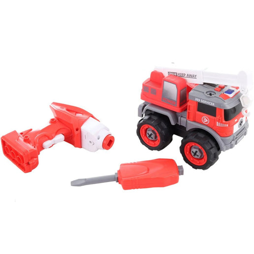 Skręcany wóz strażacki na pilota