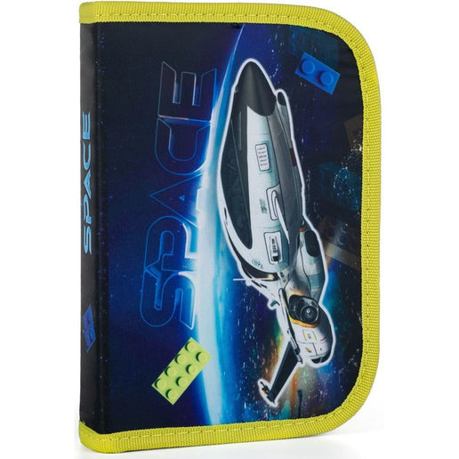 Oxybag Piórnik jednopiętrowy pusty 2 klapki Space