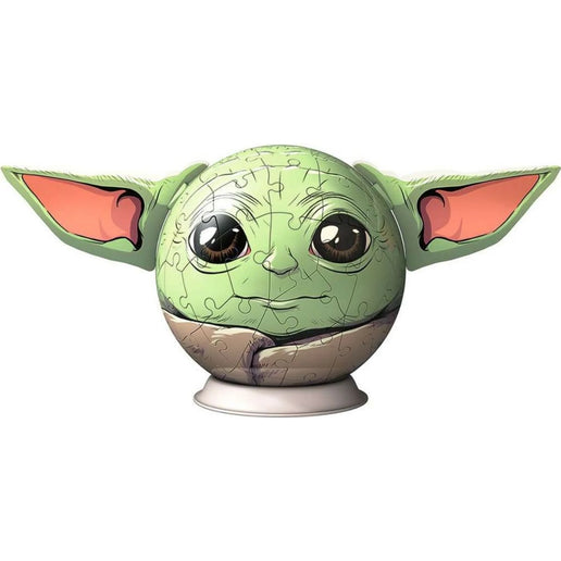 Puzzle Ball Gwiezdne wojny: Baby Yoda z uszami 72 elementów