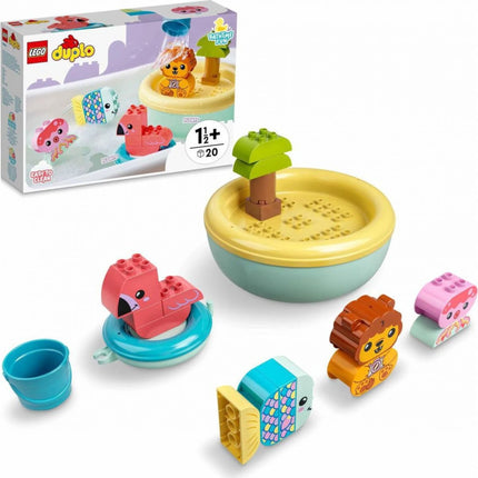 LEGO® DUPLO® 10966 Zabawa w kąpieli Pływająca wyspa ze zwierzątkami