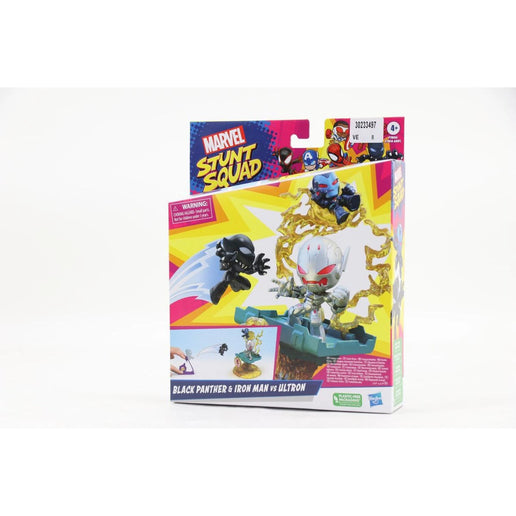Figurka Stunt Squad Czarna Pantera, Iron Man, Ultron - Avengers