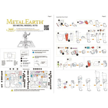 Metal Earth puzzle 3D Gold C-3PO - Gwiezdne wojny