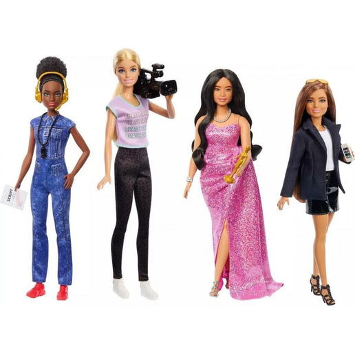 Barbie Zestaw 4 szt. lalek filmowy zawód