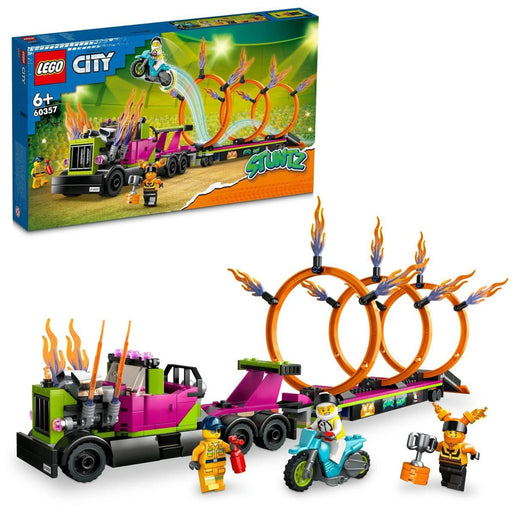 LEGO® City 60357 Ciągnik siodłowy z płonącymi obręczami