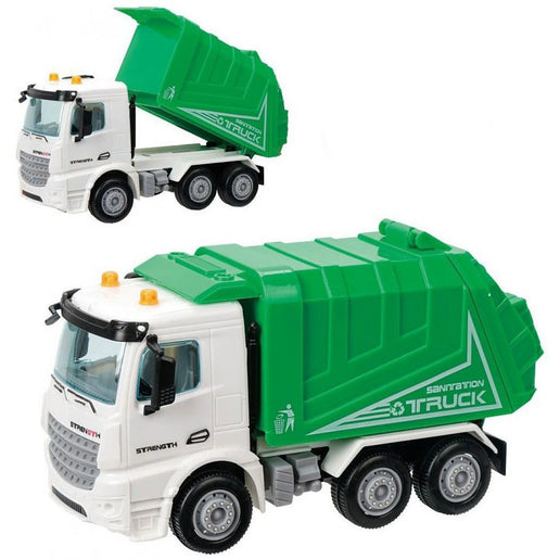 Śmieciarka na napęd bezwładnościowy