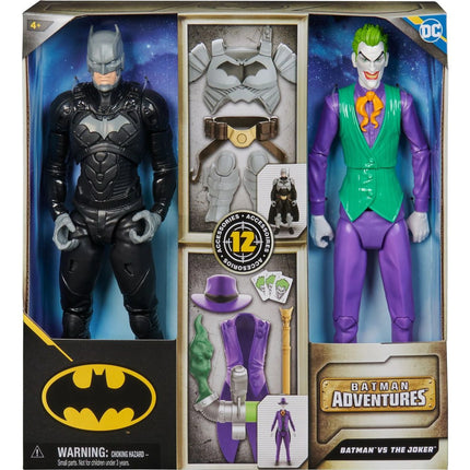 Figurki Batman i Joker ze specjalnym wyposażeniem 30 cm