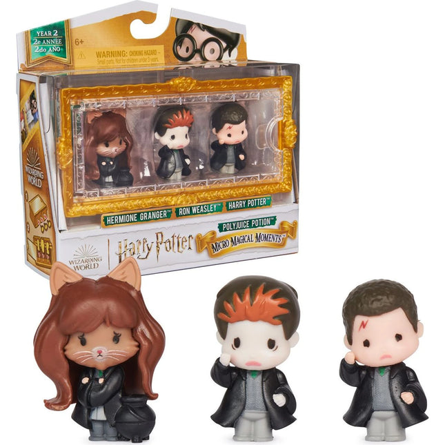 Trzypak minifigurek Harry, Hermiona i Ron - Harry Potter