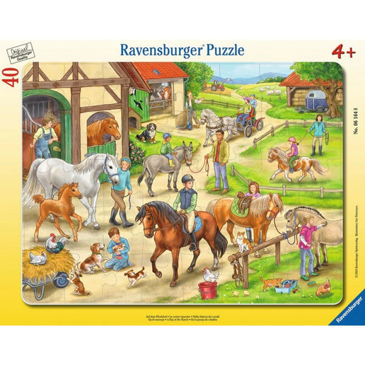Ravensburger Puzzle: Na końskiej farmie 40 elementów