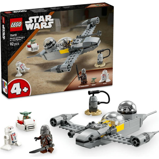 LEGO® Gwiezdne wojny™ 75410 Mando, Grogu i myśliwiec N-1 Starfighter™