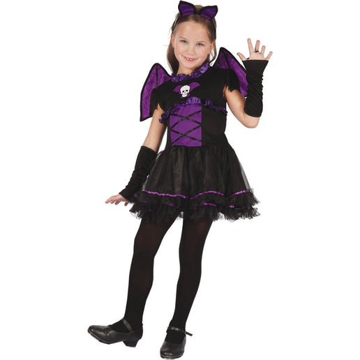 Dziecięcy kostium karnawałowy Nietoperzowa królowa 110 - 120 cm