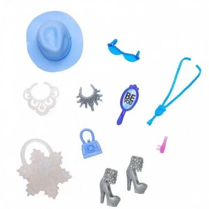 Barbie Ubranko z akcesoriami w praktycznym opakowaniu