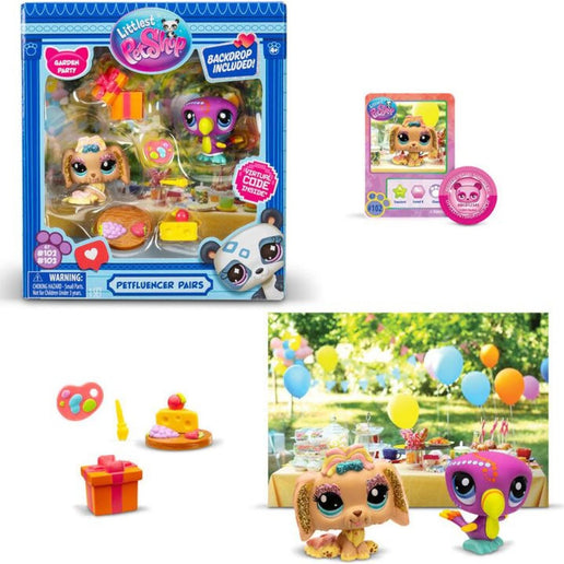 Littlest Pet Shop Opakowanie 2 figurek Petfluenceři 102, 103