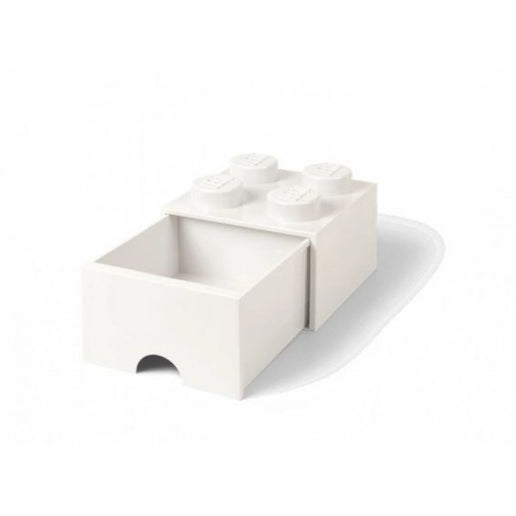 LEGO® Pudełko do przechowywania 4 z szufladą 25 x 25 x 18 cm Białe