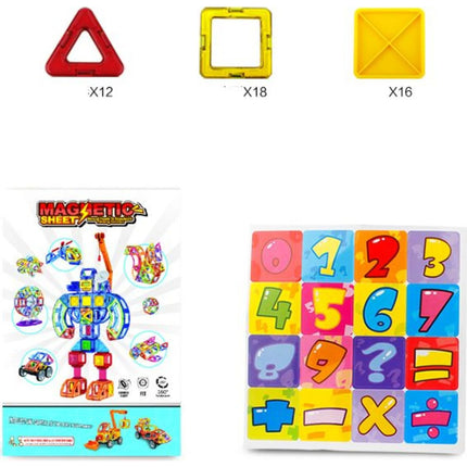 Magnetyczne klocki konstrukcyjne 46 elementów