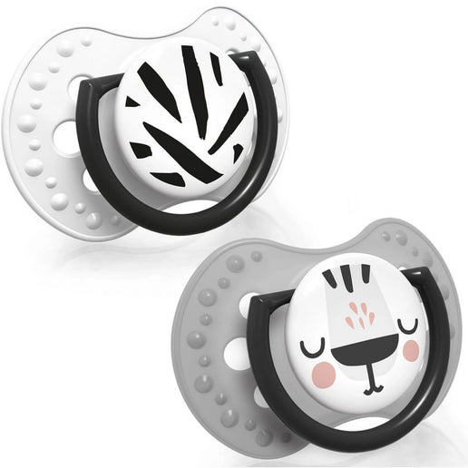 Smoczek silikonowy dynamiczny Salt & Pepper 0-3 m 2 szt.