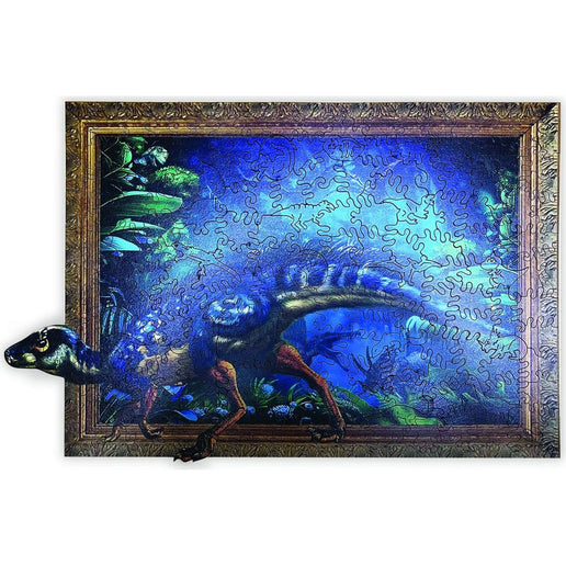 Drewniane puzzle Dinozaur A3 GID świecące w ciemności