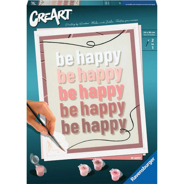 CreArt Bądź szczęśliwy: Be happy