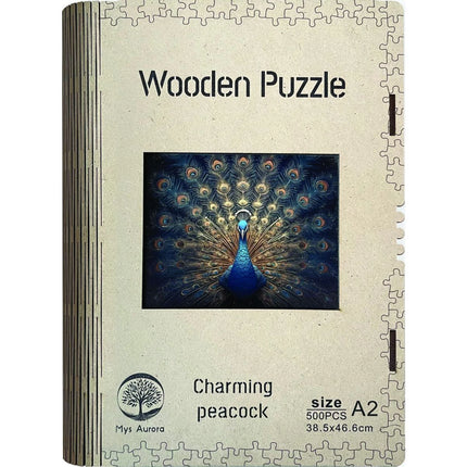 Drewniane puzzle Paw A2