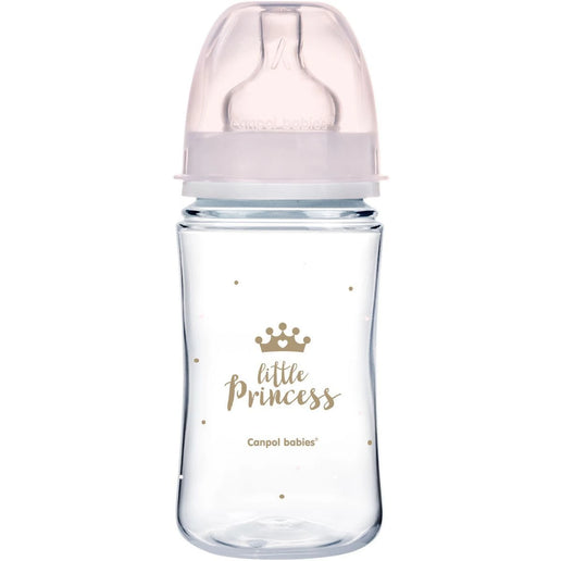 Butelka z szeroką szyjką Royal Baby 240 ml różowa