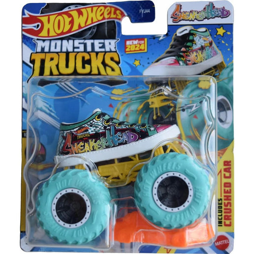 Hot Wheels Monster Trucks Kaskaderskie sztuczki Sneakers Head