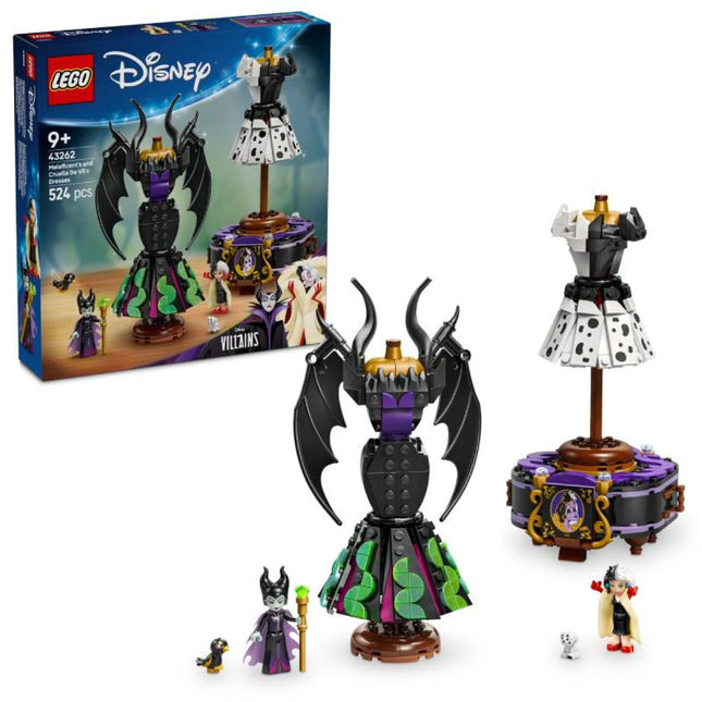 LEGO® Disney 43262 Suknie Złej Królowej i Cruelli De Vil