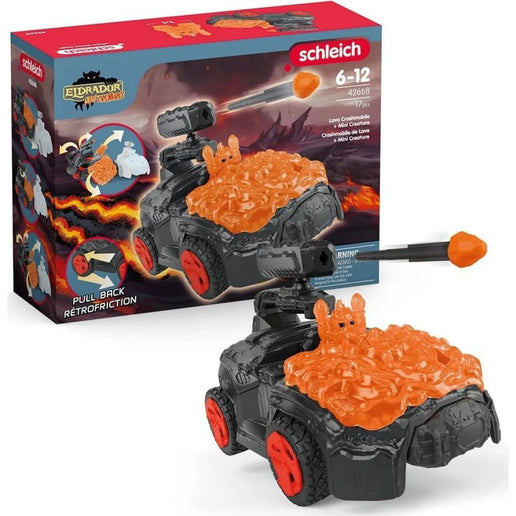 Schleich Lawowy CrashMobile z mini figurką Mini Creature