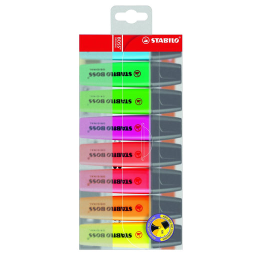 STABILO BOSS ORIGINAL Zakreślacz zestaw 8 szt.