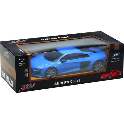 RC Auto Audi R8 Coupé 1:16 niebieskie
