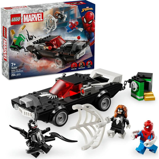 LEGO® Marvel 76309 Spider-Man kontra potężny sportowy samochód Venoma