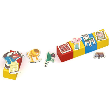 Geomag Magicube Trzy małe świnki 42 elementy