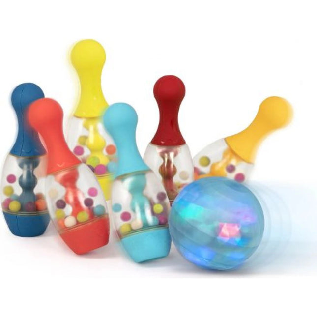 Zestaw do kręgli ze świecącą kulą