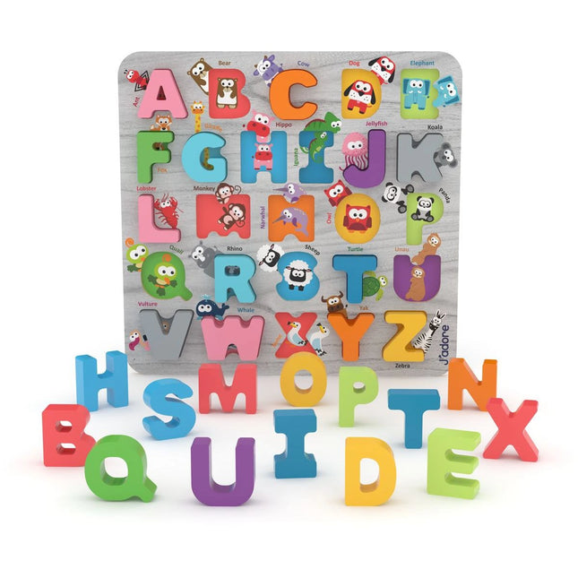 J'ADORE Układanka alfabetu