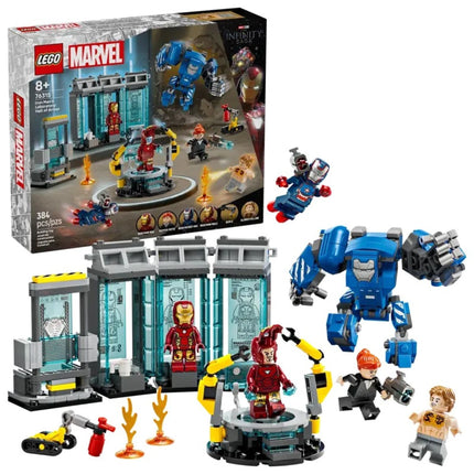 LEGO® Marvel 76315 Iron Man i jego laboratorium: Sala zbroi