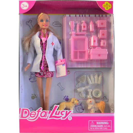 Lalka Lucy weterynarką